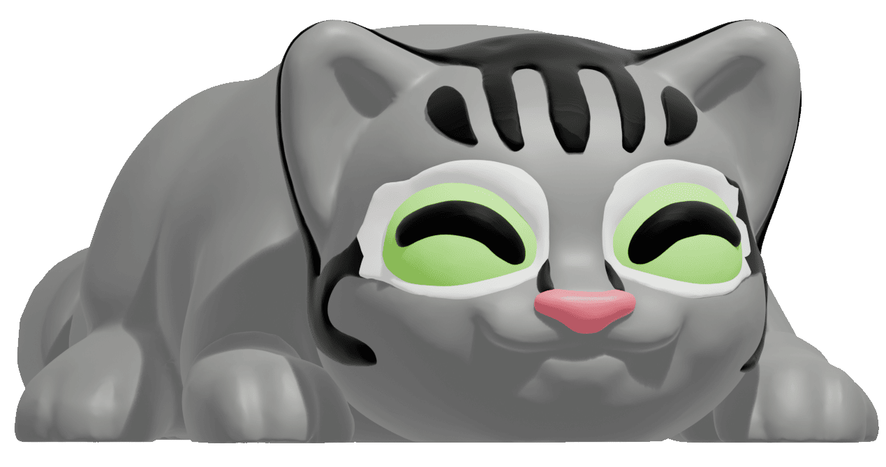 Gato 3D - Ejemplo de modelado de mascotas
