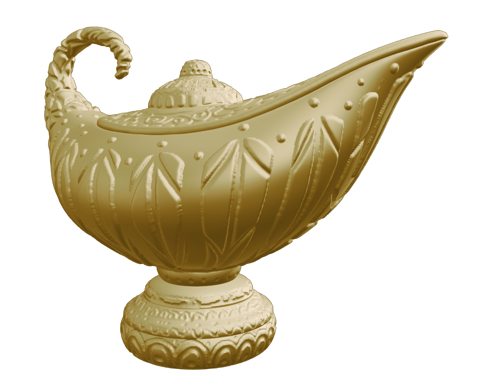 Lámpara del Genio - Modelado 3D